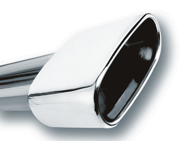 Borla 2.5-inch Inlet Rectangular Rolled-Edge Exhaust Tip with 6.69 x 3 Inches Outlet - Part #20244