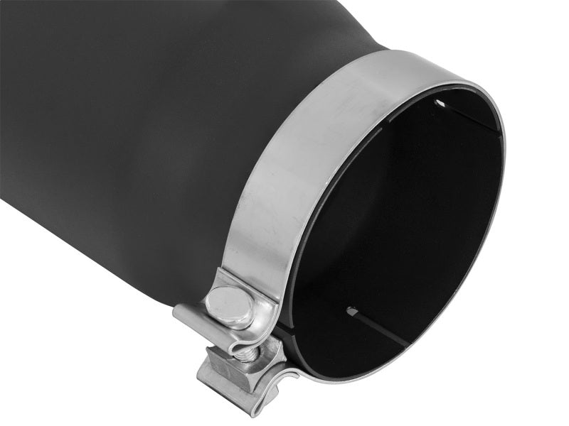aFe Power MACH Force-Xp 5-inch Inlet x 6-inch Outlet Black Exhaust Tip - 15-inch Length