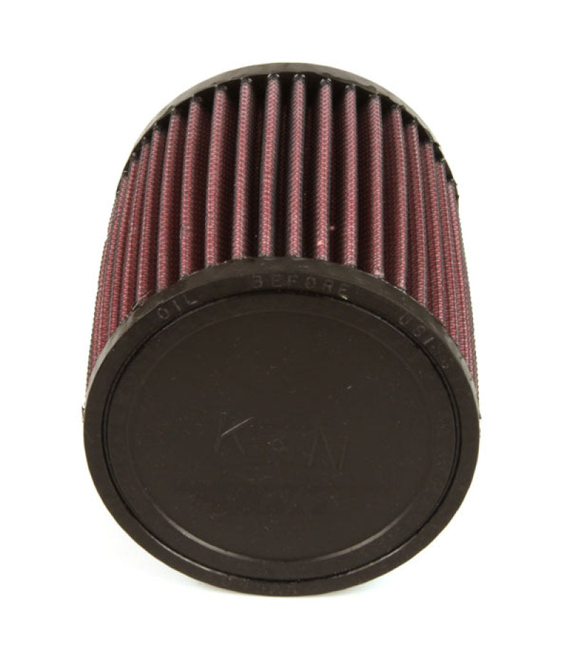 K&N Universal Rubber Air Filter - 3 Inch Diameter, 5 Degree Flanged, 4.5 Inch Outer Diameter, 5 Inch Height