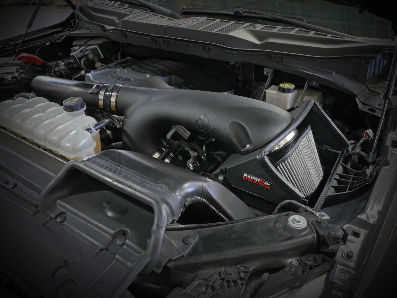 aFe Rapid Induction Cold Air Intake System with Pro DRY S Filter for Ford F-150 2021+ V6-3.5L