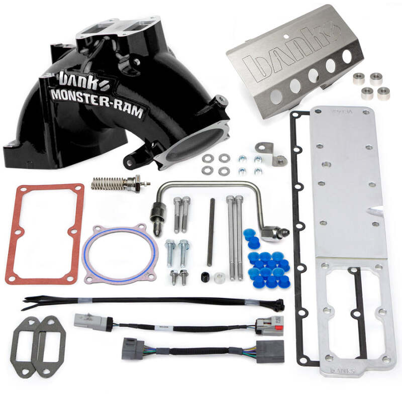 Banks Power 42797-B Monster-Ram Intake System for 2007.5-2012 Dodge Ram 6.7L Cummins with High-Flow Heater and Fuel Line Upgrade