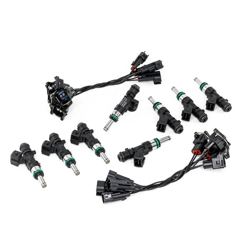 DeatschWerks 17MX-03-1100-8 High-Flow 1100cc Top Feed Fuel Injectors for Dodge Hellcat (Set of 8)