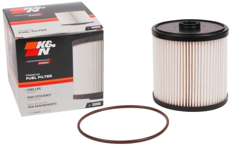 K&N Engineering PF-5200 Performance Cartridge Fuel Filter for Ram Diesel Trucks