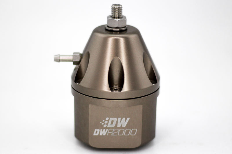 DeatschWerks DWR2000 Titanium Adjustable Fuel Pressure Regulator for Automotive Applications