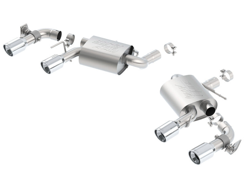 Borla ATAK Axle-Back Exhaust System for 2016-2024 Chevrolet Camaro SS & LT1 6.2L V8 with Dual NPP Valves