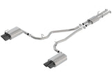 Borla ATAK Cat-Back Exhaust System for 2020-2023 Ford Explorer ST and Lincoln Aviator with Black Chrome Tips