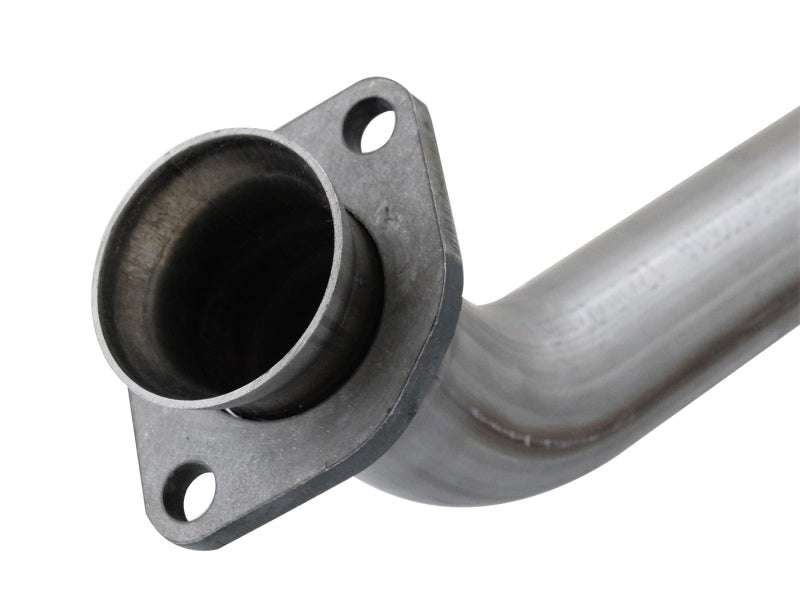aFe Power Twisted Steel Y-Pipe for Jeep Wrangler 2012-2018 V6 3.6L - Stainless Steel Mandrel-Bent Exhaust Connection