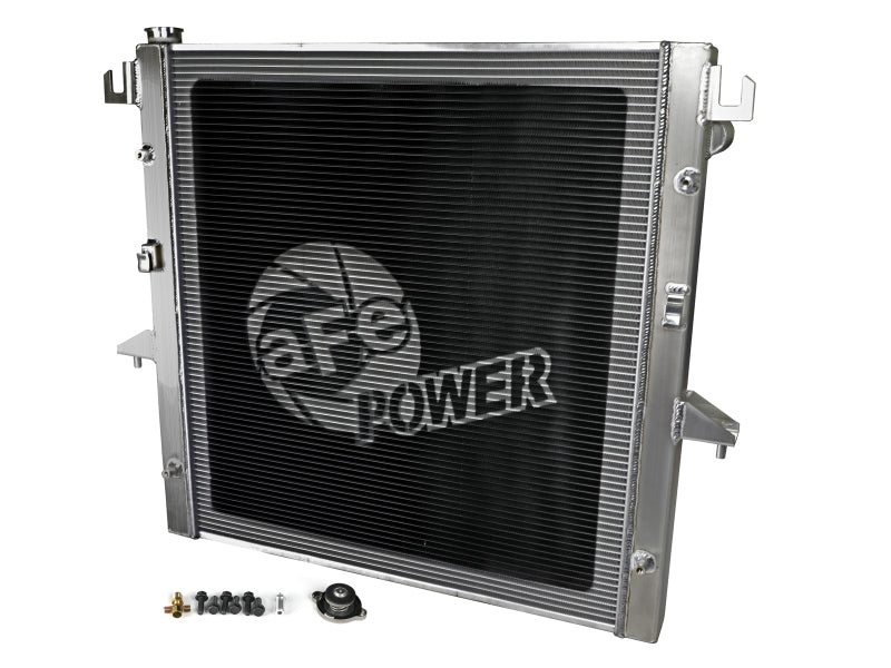 aFe BladeRunner Street Series Aluminum Radiator for 2003-2009 Dodge Diesel Trucks with 5.9L/6.7L Engine - Part #46-52061