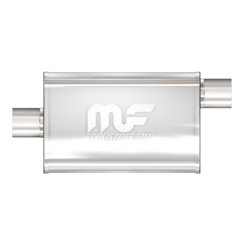 MagnaFlow 11225 Stainless Steel 4x9 Inch Oval Straight-Through Performance Muffler