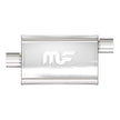 MagnaFlow 11225 Stainless Steel 4x9 Inch Oval Straight-Through Performance Muffler