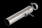 Borla 20-22 Chevrolet and GMC Silverado/Sierra 6.6L T-304 Stainless Steel Extension Pipe - Brushed Finish