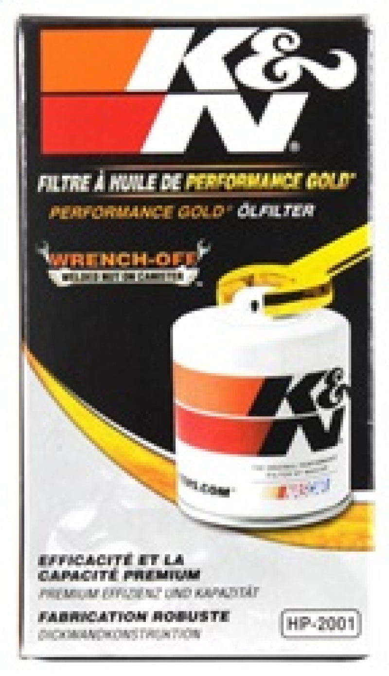 K&N Engineering HP-2001 Premium Oil Filter for Automotive Engines