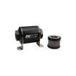 DeatschWerks Stainless Steel 10AN 10 Micron Universal Inline Fuel Filter Housing Kit (70mm)