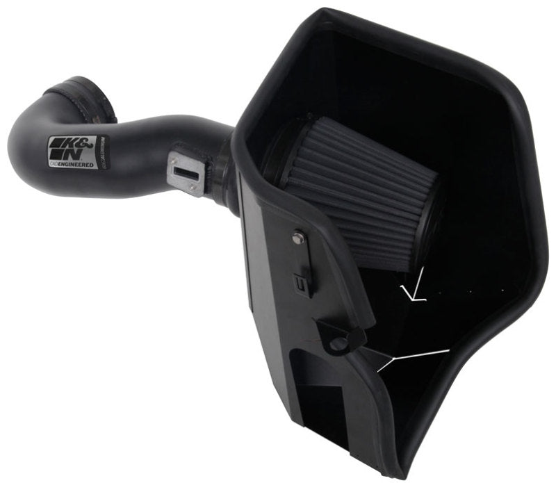 K&N Engineering 71-3110 Performance Cold Air Intake Kit for 2019 Chevy Silverado 1500 V8 5.3L/6.2L