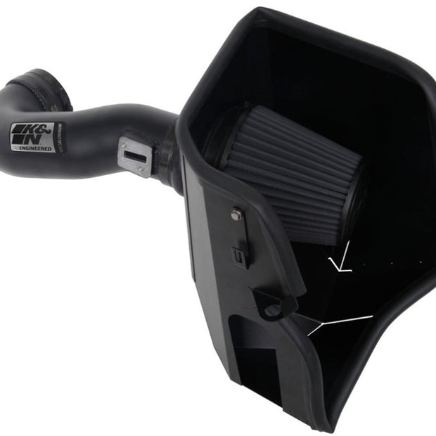 K&N Engineering 71-3110 Performance Cold Air Intake Kit for 2019 Chevy Silverado 1500 V8 5.3L/6.2L
