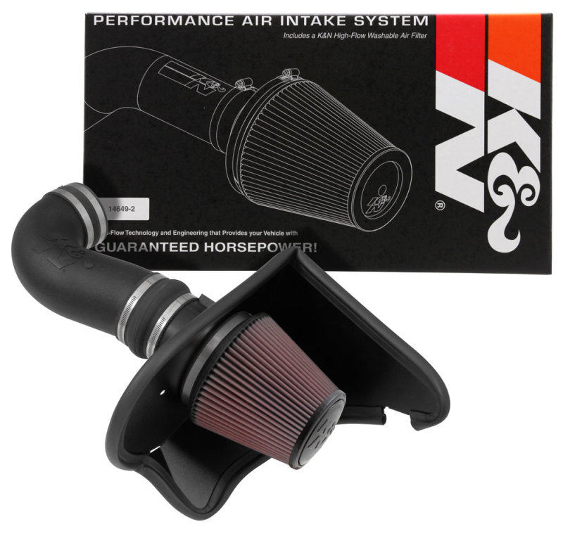 K&N Engineering 63-3092 High-Flow Cold Air Intake System for Chevrolet Camaro V8 6.2L