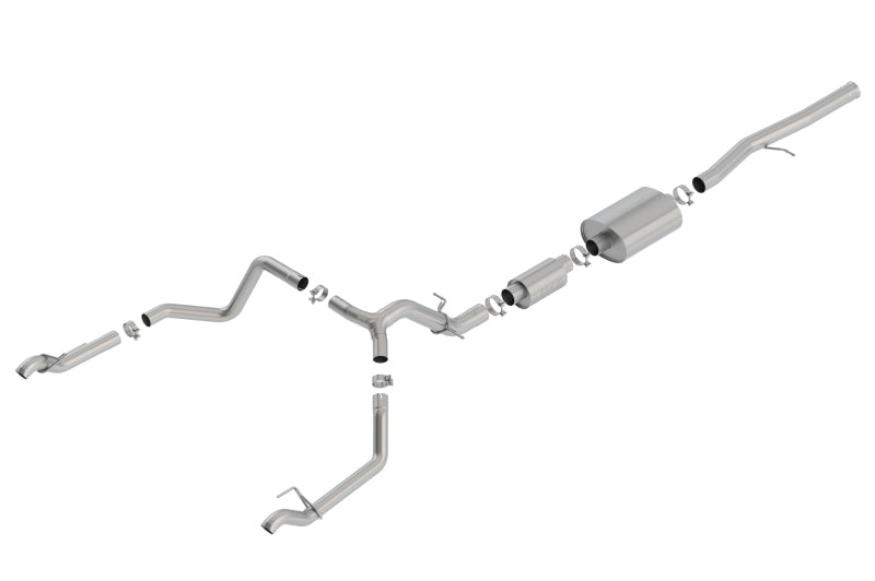 Borla S-Type Cat-Back Exhaust System for Chevrolet Silverado 1500 & GMC Sierra 1500 6.2L V8 (2019-2023)