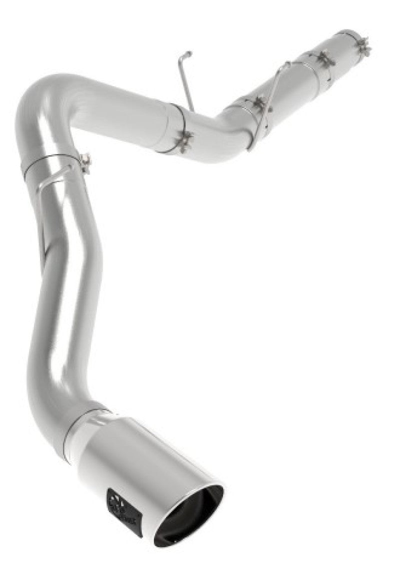 aFe ATLAS 5-Inch DPF-Back Aluminum Steel Exhaust System with Polished Tip for 2019-2020 Ram 2500 Diesel Trucks L6-6.7L (td)
