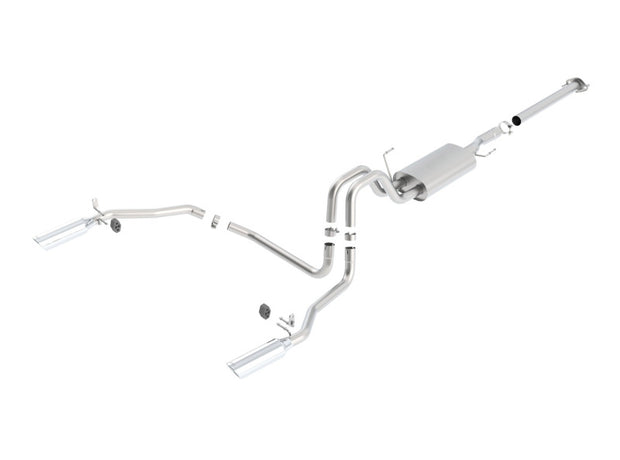 Borla S-Type Cat-Back Exhaust System for 2011-2014 Ford F-150 3.5L EcoBoost V6 with 2/4WD