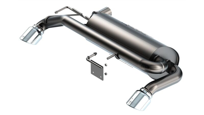 Borla ATAK Axle-Back Exhaust System for 2021-2026 Ford Bronco 2.7L V6 with Bright Chrome Tips