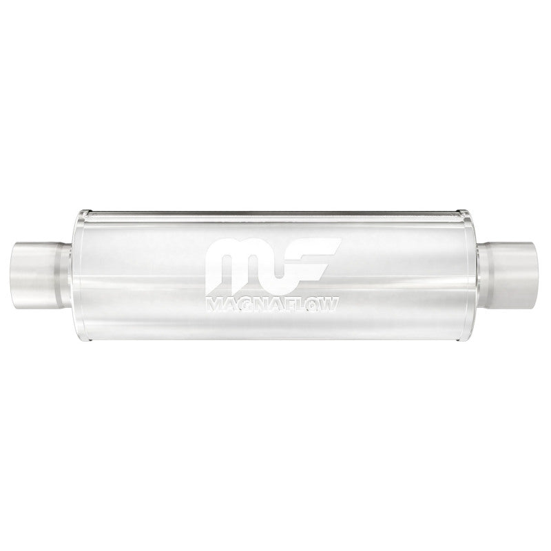 MagnaFlow 12616 Stainless Steel 6x14 Inch Round Straight-Through Performance Exhaust Muffler
