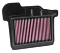 K&N Engineering Part YA-8514 Replacement High-Flow Air Filter for Yamaha FZ-09 and FJ-09