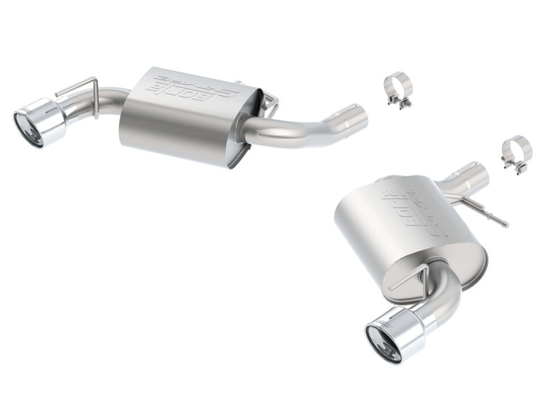 Borla S-Type Axle-Back Exhaust System for 2016-2024 Chevrolet Camaro SS and LT1 6.2L V8 - No NPP Valves