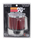 K&N Engineering 62-1490 Chrome Top Push-In Crankcase Vent Filter for Classic and Racing Engines