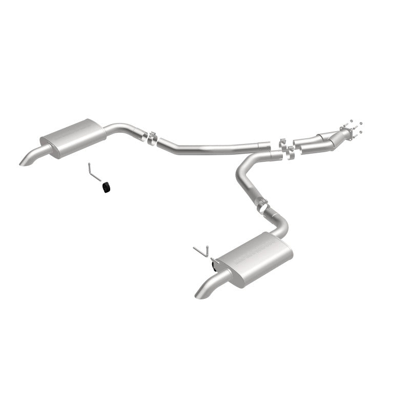 MagnaFlow 75-79 Chevrolet Corvette V8 5.7L Dual Split Rear Exit Stainless Cat-Back Performance Exhaust System