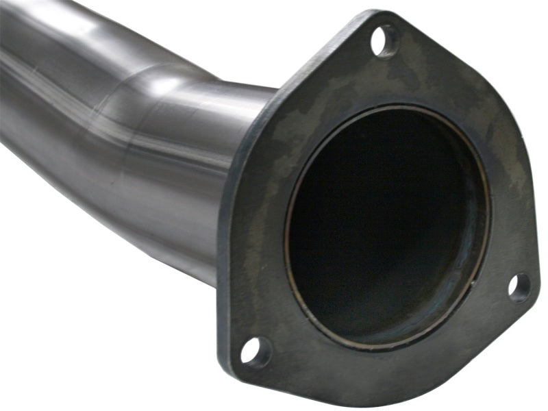 aFe MACHForce XP 4-inch Stainless Steel DPF-Back Exhaust System for GM Diesel Trucks (2007-2010 V8-6.6L LMM)