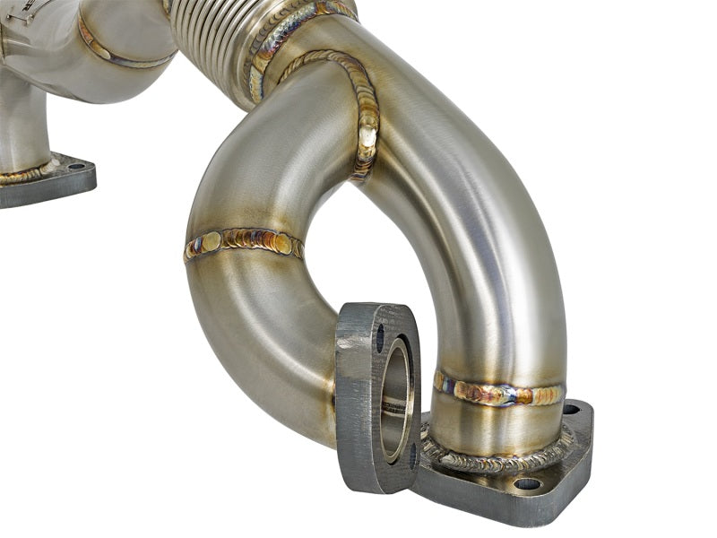 aFe Twisted Steel Header Up-Pipe for 2008-2010 Ford F-250 Super Duty V8-6.4L Diesel Trucks