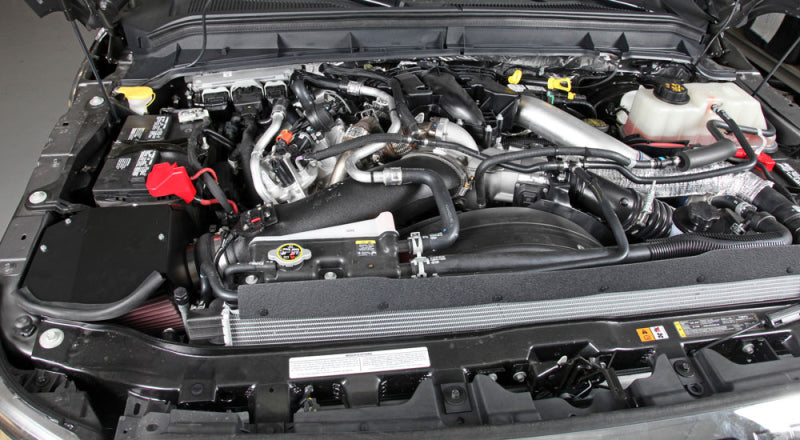 K&N Engineering 57-2582 High-Flow Cold Air Intake Kit for Ford F-250 Super Duty 6.7L V8 (2011-2013)