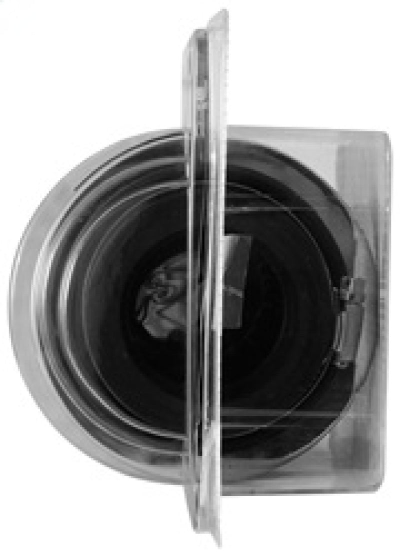 K&N Engineering Universal Chrome Air Filter with Adjustable Flange - Part RG-1003RD-L