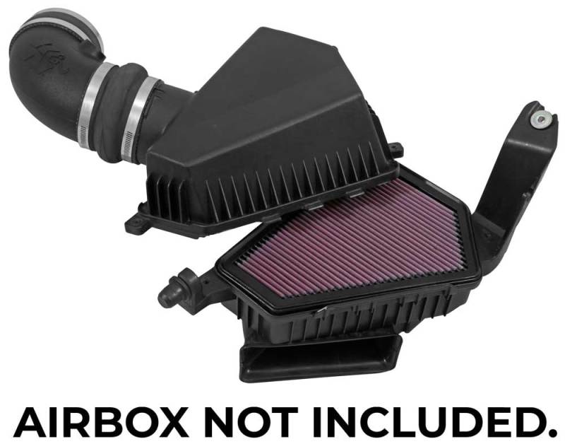 K&N 09-15 Cadillac CTS-V 6.2L V8 Performance Intake Kit – 57 Series OEM Air Box Intake System