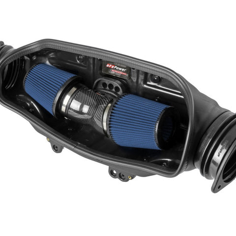 aFe 2020-2026 Chevrolet Corvette C8 Track Series Carbon Fiber Cold Air Intake System with Pro 5R Filters