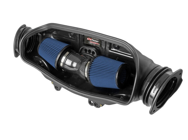 aFe 2020-2026 Chevrolet Corvette C8 Track Series Carbon Fiber Cold Air Intake System with Pro 5R Filters