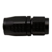 DeatschWerks 6AN Female Swivel Straight Hose End CPE - Anodized Matte Black
