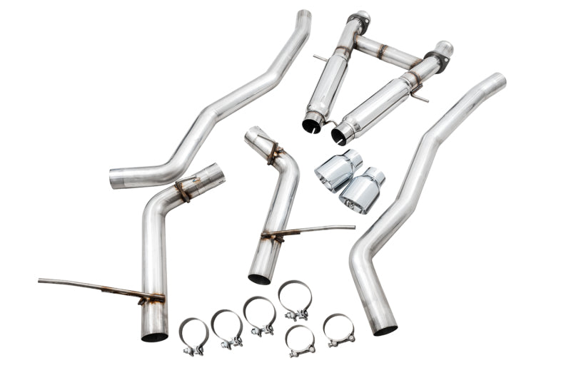 AWE Tuning 2020 Jeep Grand Cherokee SRT Track Edition Exhaust with Chrome Silver Tips