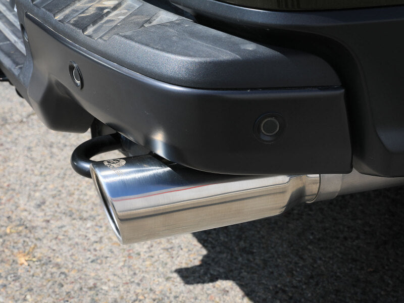 aFe Vulcan Series 3-Inch 304 Stainless Steel Cat-Back Exhaust System with Polished Tips for Ford Ranger Raptor 2024-2026