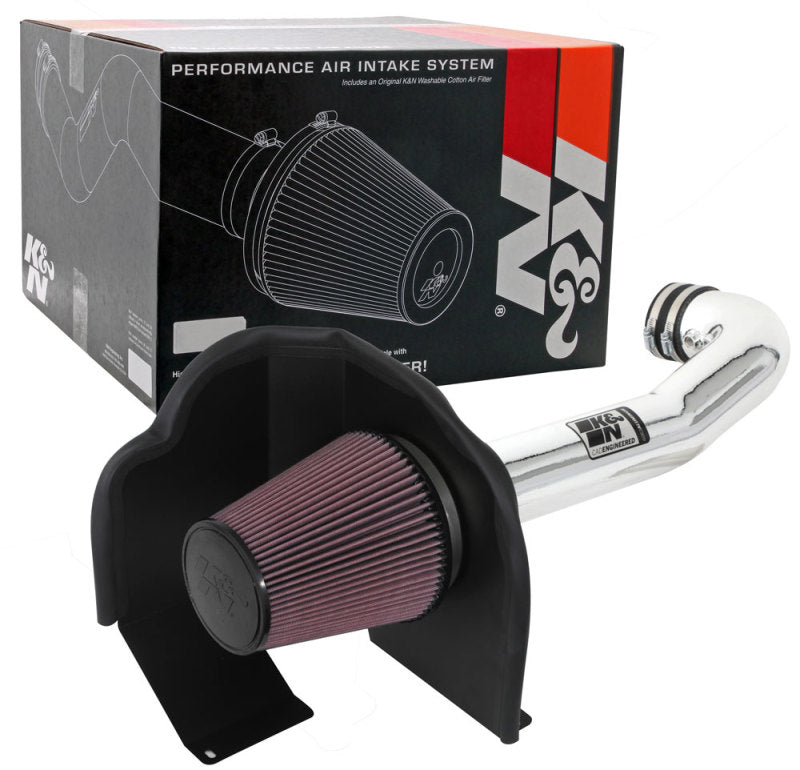 K&N 77 Series Performance Cold Air Intake Kit for Chevy and GMC 2014-2015 Silverado, Sierra, Suburban, Tahoe, Yukon