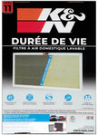 K&N HVAC Filter 14 x 20 x 1 - Reusable High-MERV 11 Pleated Synthetic Air Filter