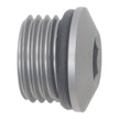 DeatschWerks 6AN ORB Male Plug Low Profile Internal Allen/Hex with O-Ring - Titanium Finish