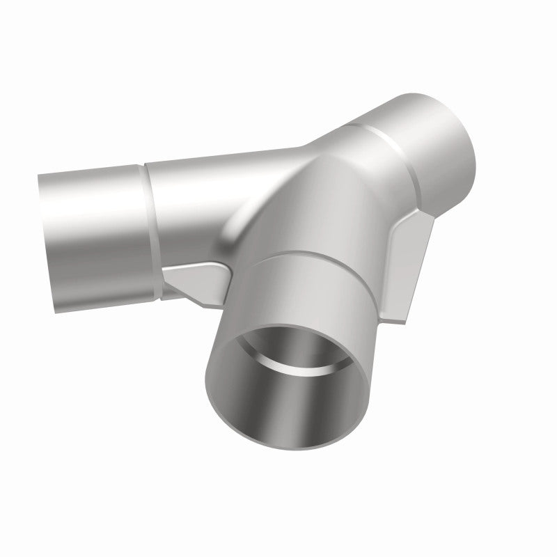 MagnaFlow Part 10733 Stainless Steel Exhaust Y-Pipe – 2.50 inch Diameter, 70 Degree Bend