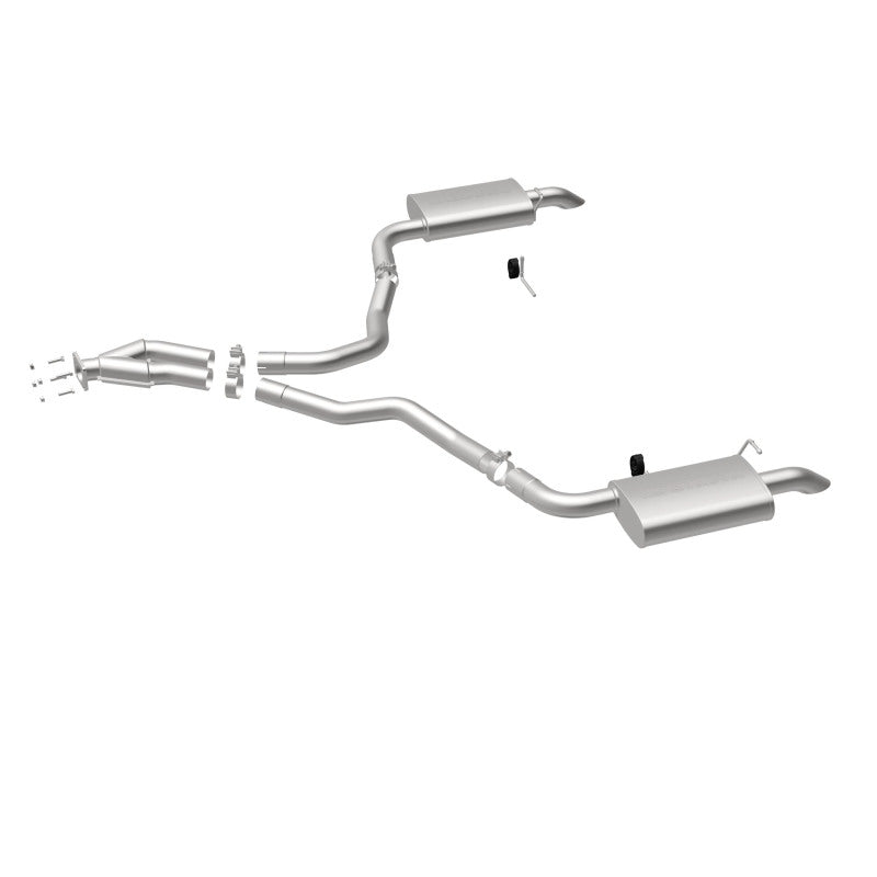 MagnaFlow 75-79 Chevrolet Corvette V8 5.7L Dual Split Rear Exit Stainless Cat-Back Performance Exhaust System