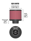 K&N Engineering 62-2470 Chrome Crankcase Vent Filter with 5/16 Inch Flange, 1 3/8 Inch Outer Diameter