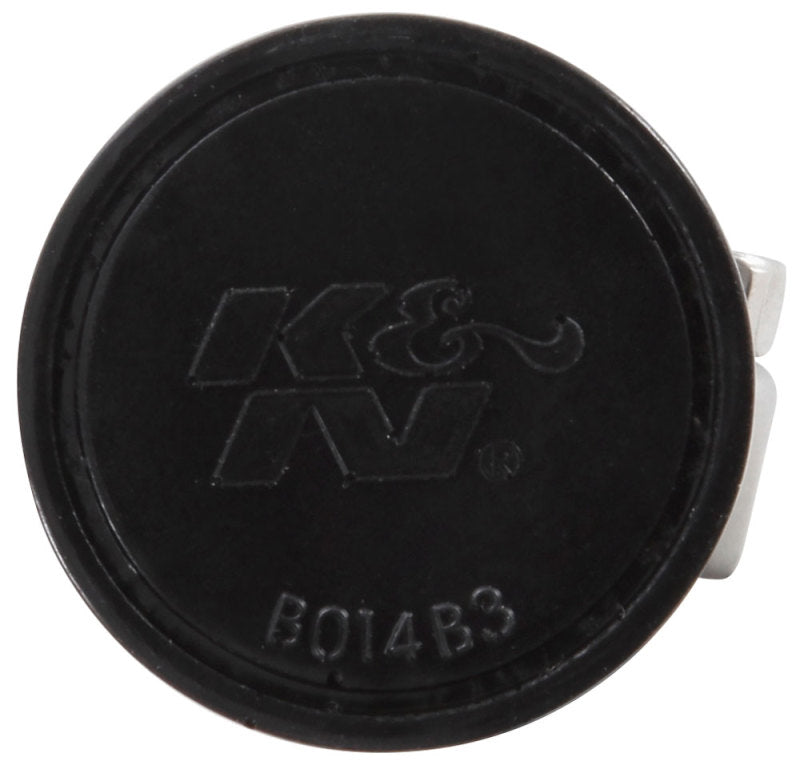 K&N Engineering 62-1560 Clamp-On Crankcase Vent Filter with Black Rubber Top and Base
