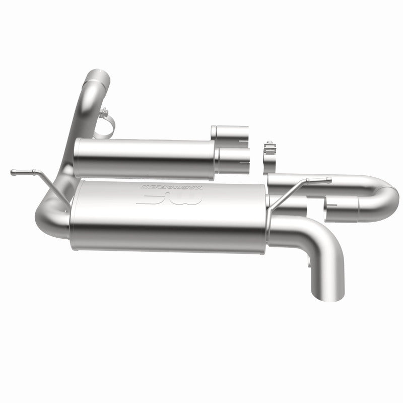MagnaFlow Overland Series Axle-Back Exhaust System for Jeep Wrangler JL 2018-2024 with 2.0L/3.6L Engines