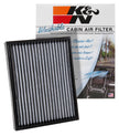 K&N Engineering VF2049 Washable Cabin Air Filter for Ford F-150 2015-2016 5.0L V8