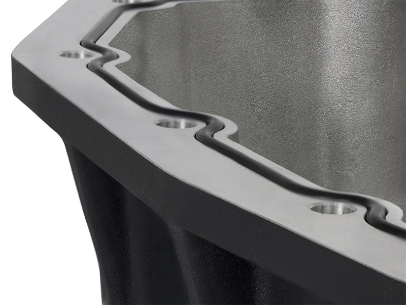 aFe Power Pro Series Engine Oil Pan for Ford Super Duty F-250/F-350 with 6.7L Power Stroke Diesel – Black with Machined Fins