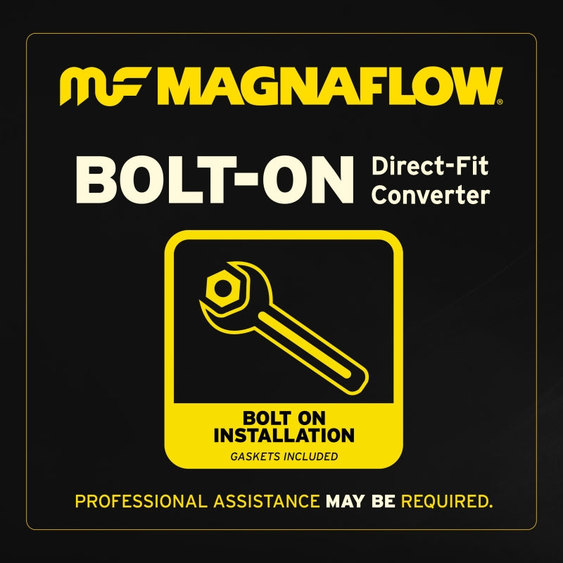 MagnaFlow California Grade CARB Compliant Direct-Fit Catalytic Converter 3322447 for Chevrolet, Cadillac, Oldsmobile, Pontiac